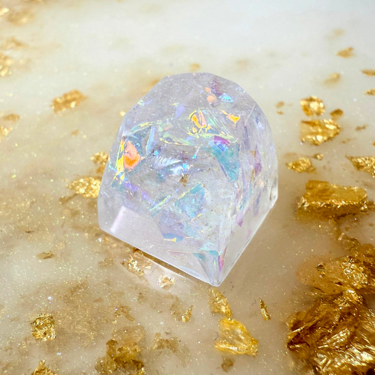 Ice Crystal Gem Profile 1u Artisan Keycap