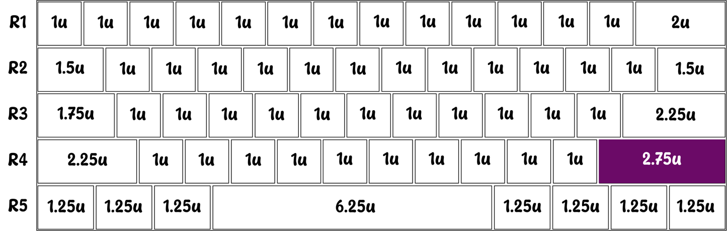 2.75u Artisan Keycap