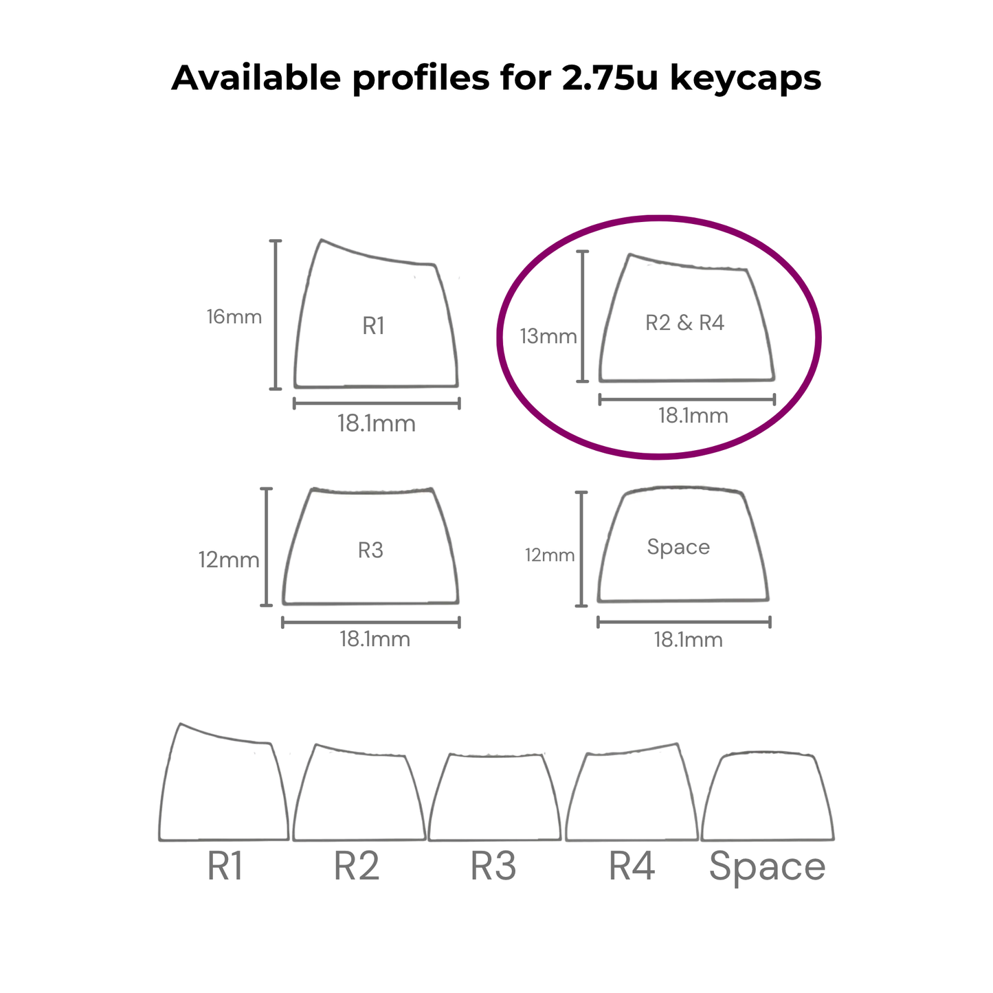 2.75u Artisan Keycap